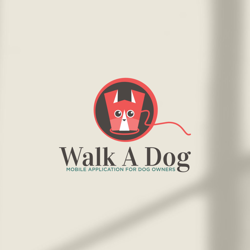Creating a logo for the WalkADog mobile application