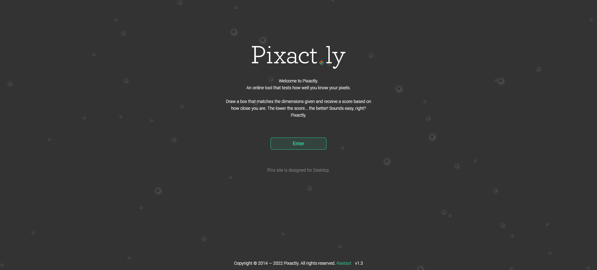 Pixact.ly je online igrica u kojoj provjeravate vještinu određivanje veličine prema pixelima.