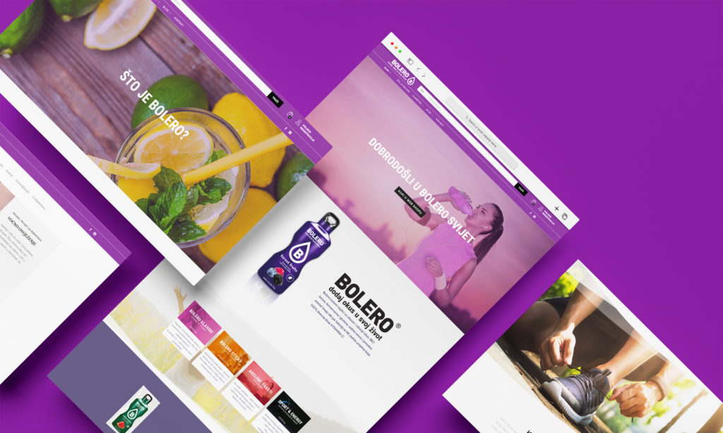 Web Design for Bolero Drinks