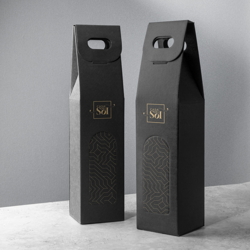 Casa del Sol :: Dizajn etikete za kutiju za vino