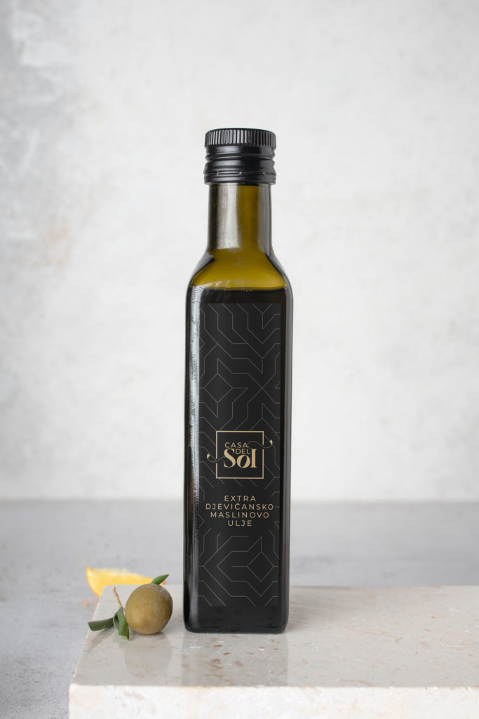 Casa del Sol :: Olive oil label design