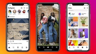 Instagram after UI changes in 2020.