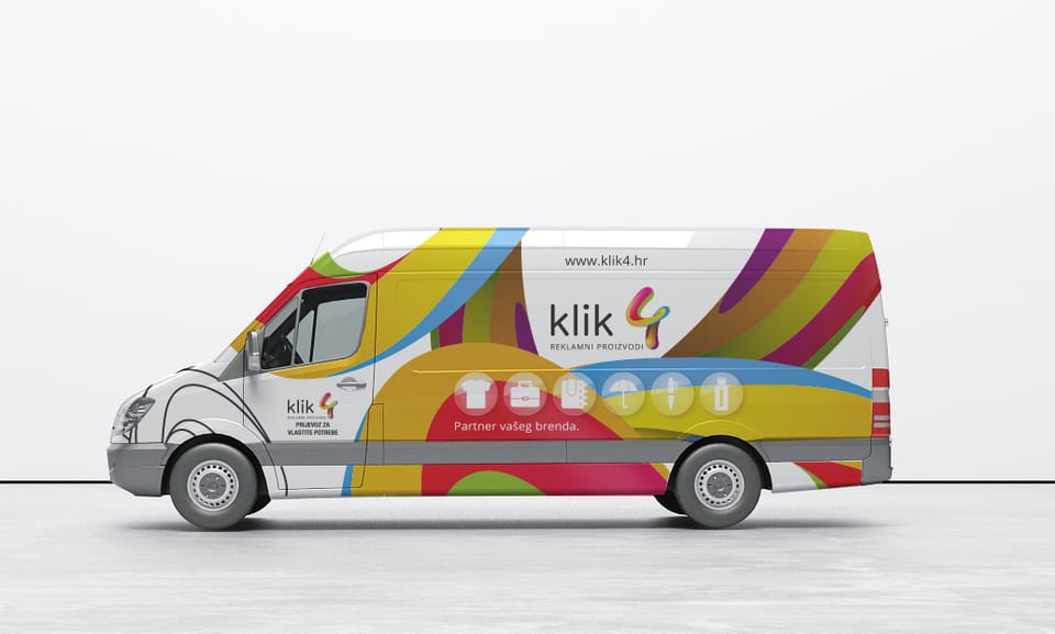 Vehicle wrap design for Klik4