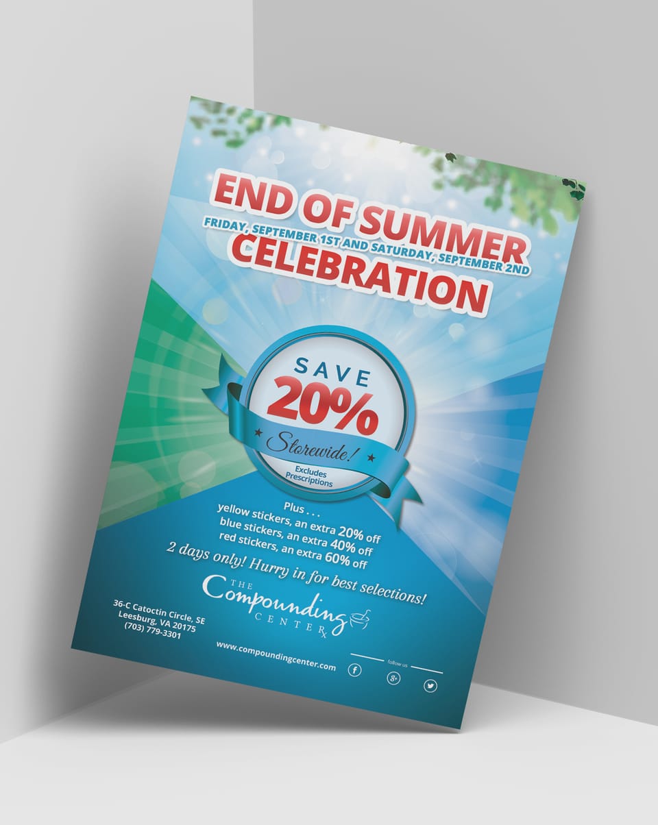 The Compounding Center :: Poster & flyer