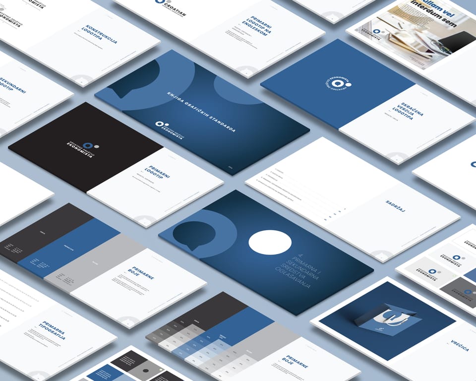 Book of graphic standards (brand book) for the Croatian Economic Association
