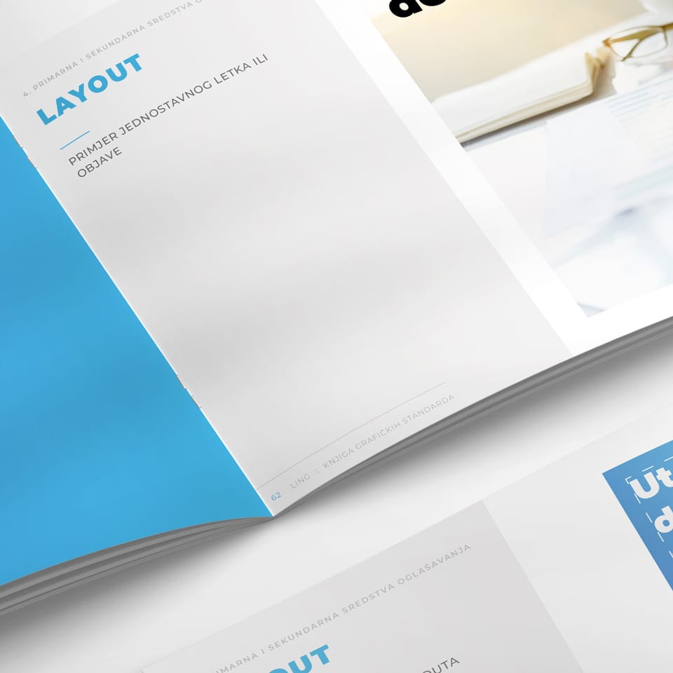 Brand guidelines book for LING