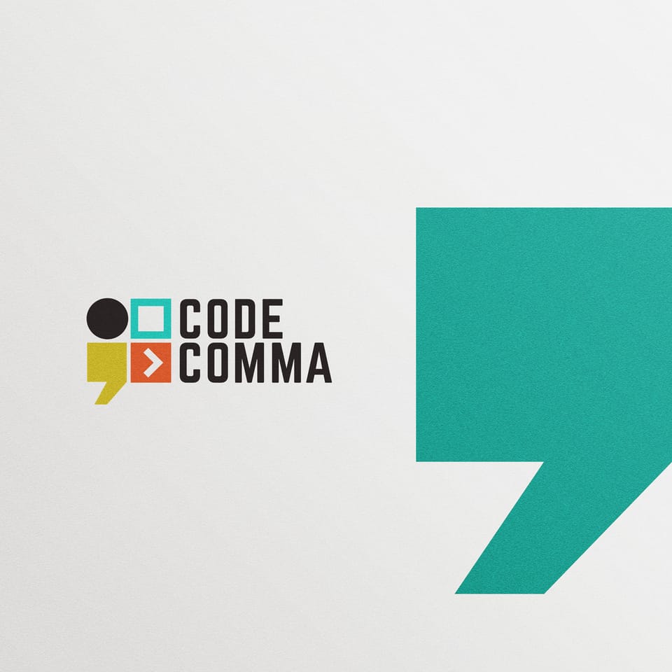 Code Comma logo design