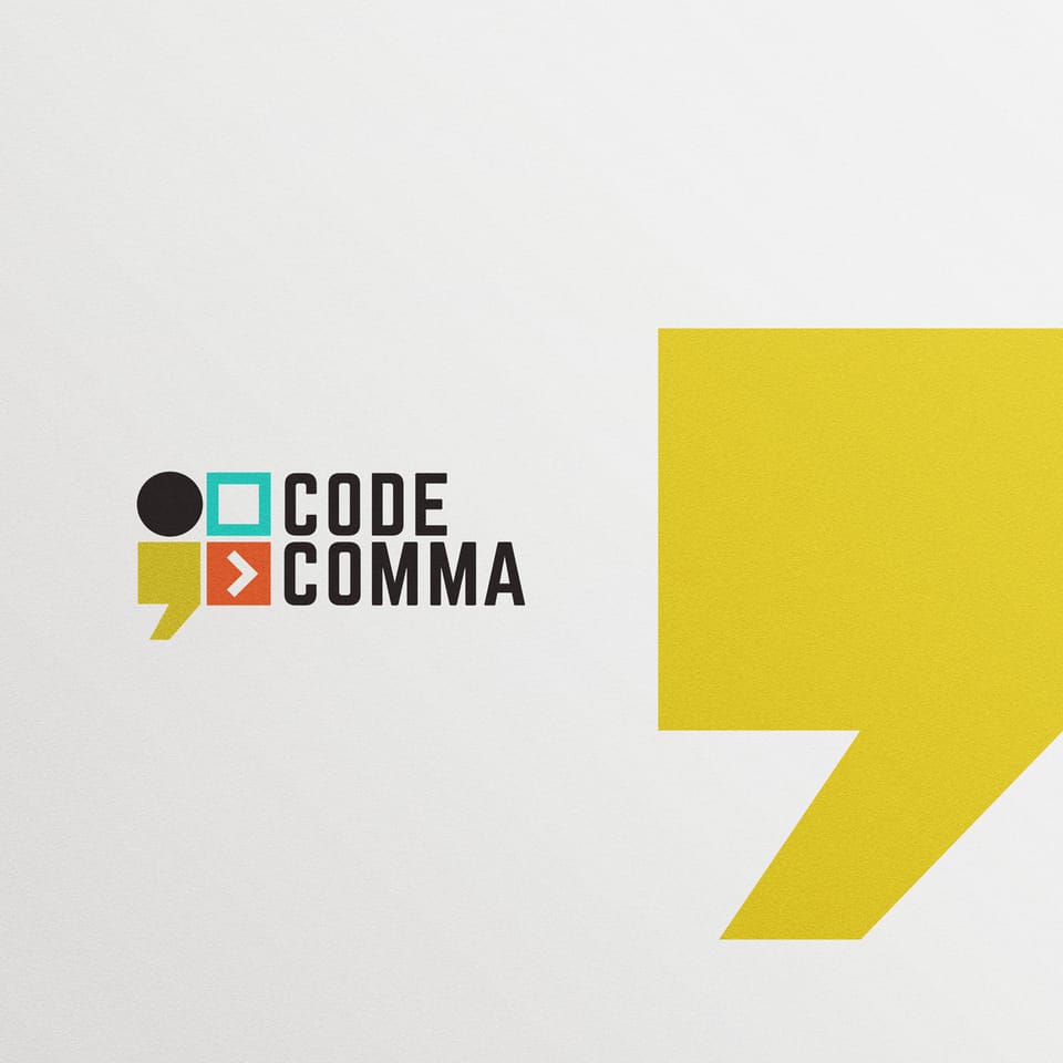 Code Comma logo design