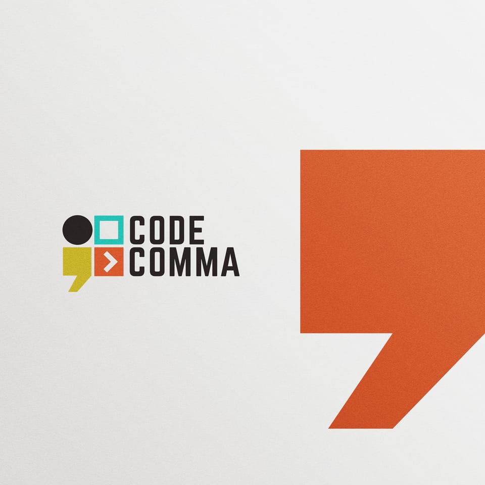 Code Comma logo design