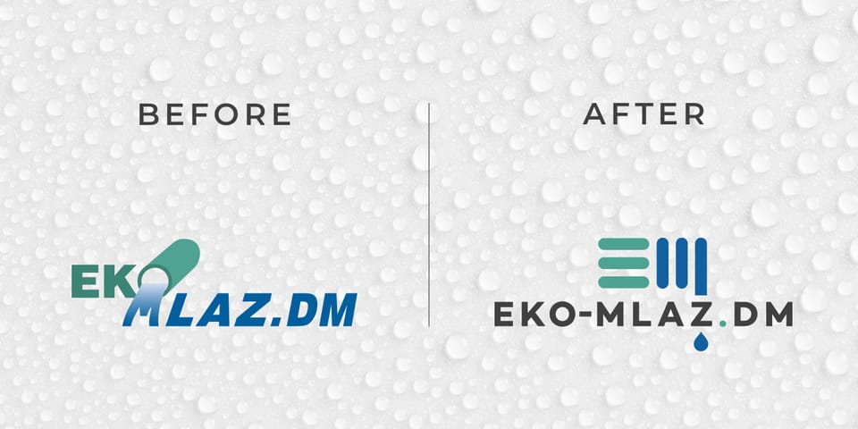 Logo redesign for Eko-Mlaz.dm