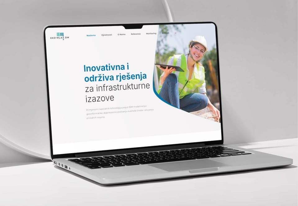 Eko-Mlaz.dm website with the new logo