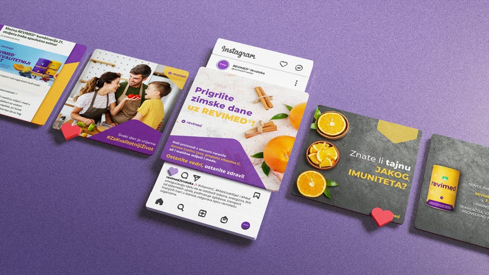 REVIMED :: Design and copywriting for social media posts