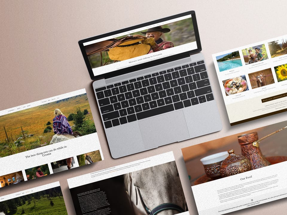 Web design for Linden Retreat
